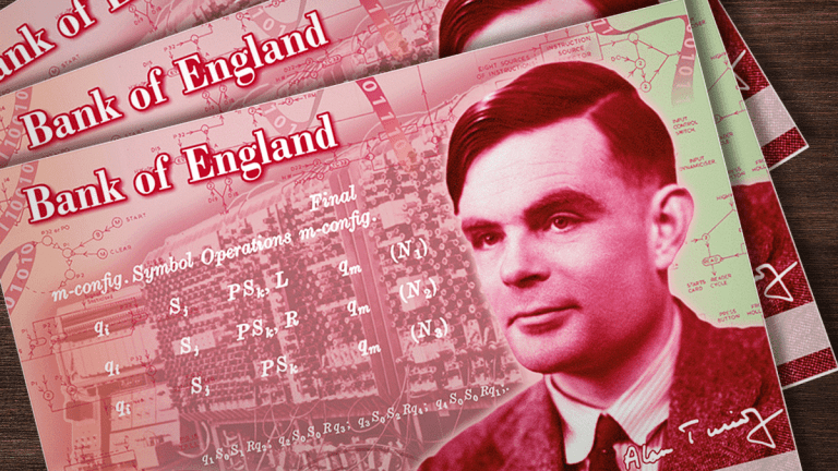 Alan Turing, castrado quimicamente por ser gay e homenageado na nota de 50 libras
